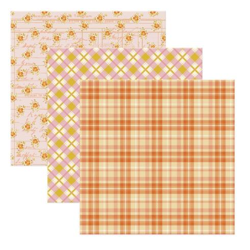Spellbinders - Designpapier "Autumn Archives" Paper Pack 12x12 Inch - 24 Bogen