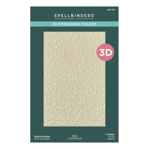 Spellbinders - Prägefolder "Musical Notes" Embossingfolder