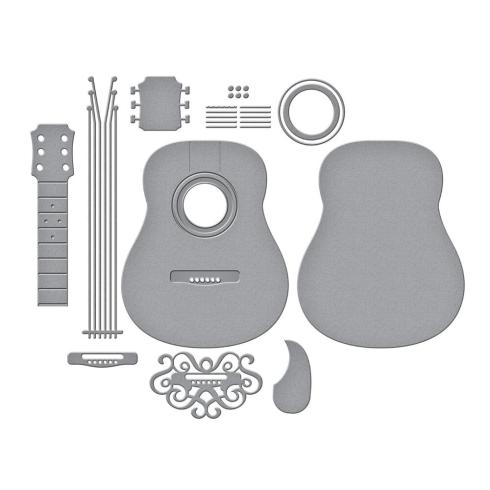 Spellbinders - Stanzschablone "Majestic Guitar" Dies