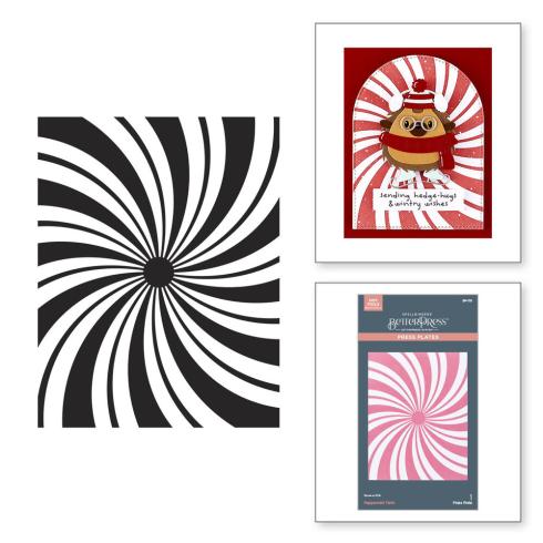 Spellbinders - Buchdrucktechnik "Peppermint Twist" BetterPress Plate