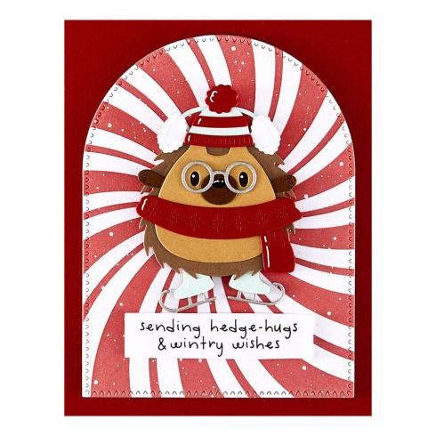 Spellbinders - Buchdrucktechnik "Peppermint Twist" BetterPress Plate