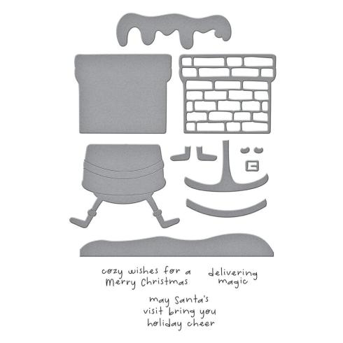 Spellbinders - Stempelset & Stanzschablone "Merry Mischief" Clear Stamps & Dies