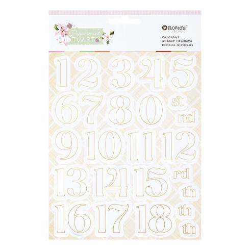 Spellbinders - Aufkleber "Peppermint Twist" Sticker