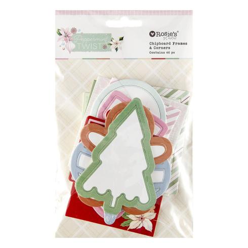 Spellbinders - Stanzteile "Peppermint Twist Frames & Corners" Die Cuts