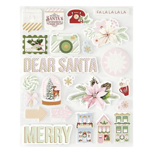 Spellbinders - Aufkleber "Peppermint Twist" Sticker