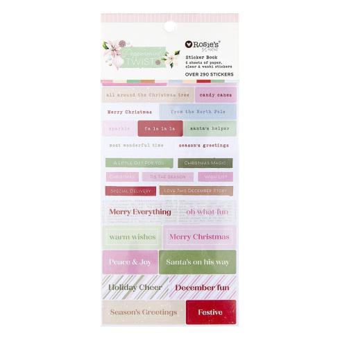 Spellbinders - Aufkleber "Peppermint Twist" Sticker