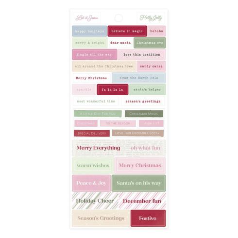 Spellbinders - Aufkleber "Peppermint Twist" Sticker