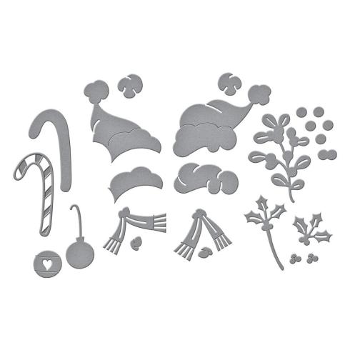 Spellbinders - Stanzschablone "Classic Mouse Christmas Embellishments" Dies