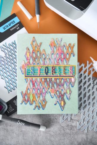 Sizzix - Stanzschablone "Word Wafers #2" Thinlits Craft Dies by Seth Apter