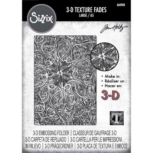 Sizzix - 3D Prägefolder "Engraved" Embossing Folder Design by Tim Holtz
