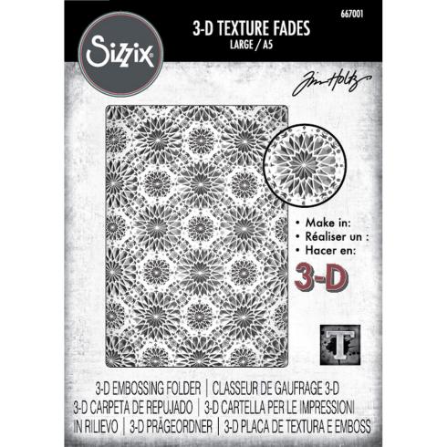 Sizzix - 3D Prägefolder "Kaleidoscope" Embossing Folder Design by Tim Holtz