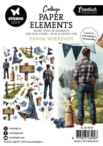 Studio Light - Stanzteile "Denim Weekends" Die Cuts