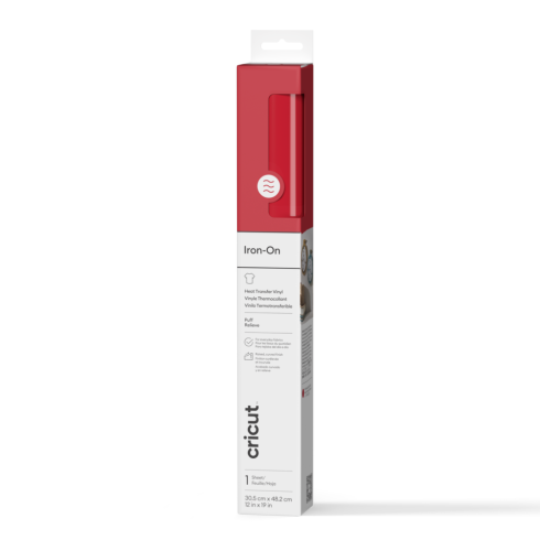 Cricut - Puff Iron-On "Red" Transferfolie Rolle