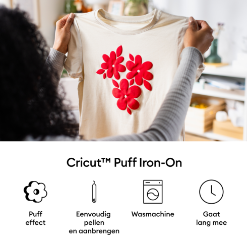 Cricut - Puff Iron-On "Red" Transferfolie Rolle