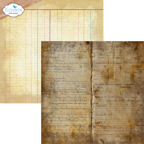 Elizabeth Craft Designs - Designpapier "Golden Season" Paper Pack 12x12 Inch - 12 Bogen