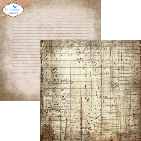 Elizabeth Craft Designs - Designpapier "Golden Season" Paper Pack 12x12 Inch - 12 Bogen