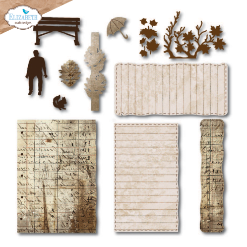 Elizabeth Craft Designs - Stanzschalone "Build a Journal XL" Dies