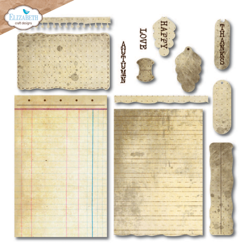 Elizabeth Craft Designs - Stanzschalone "Build a Journal" Dies