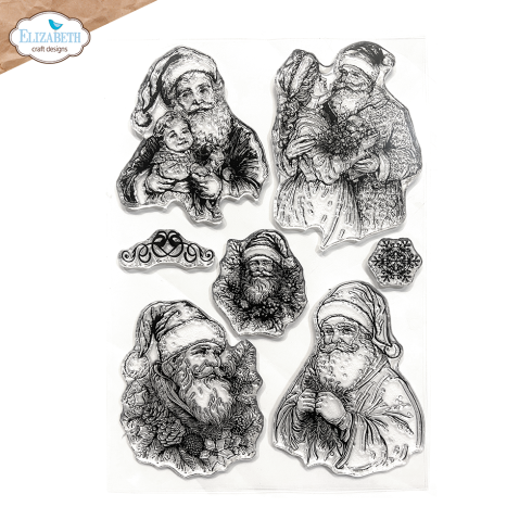 Elizabeth Craft Designs - Stempelset "Santa" Clear Stamps