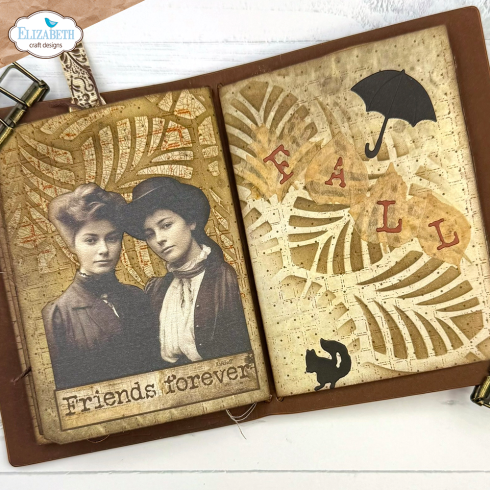 Elizabeth Craft Designs - Schablone "Journal 9" Stencil