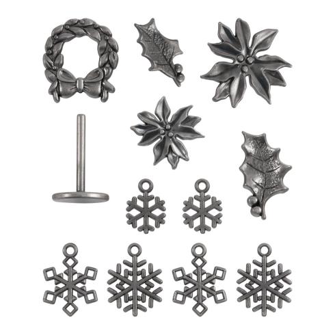 Tim Holtz - Idea Ology - Metallanhänger "Christmas Adornments"