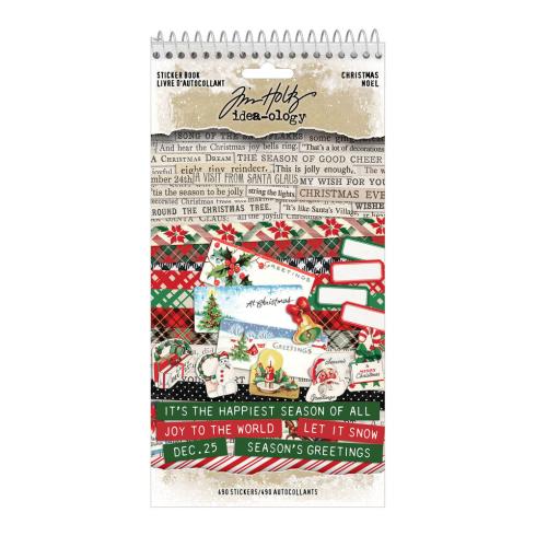 Tim Holtz - Idea Ology - Aufkleber "Christmas" Sticker Book