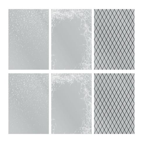 Preview: Tim Holtz - Idea Ology - Transparentpapier "Christmas" Transparencies Paper Pack - 6 Bogen 