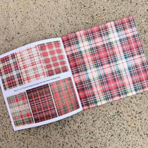 IndigoBlu - Designpapier "Tartan Textures" Paper Pack 8x8 Inch - 24 Bogen
