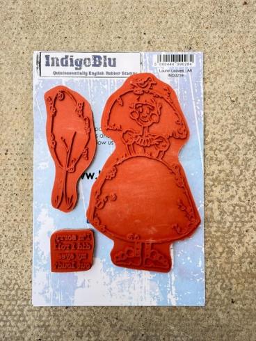 IndigoBlu - Gummistempel Set "Robyn" A6 Rubber Stamp