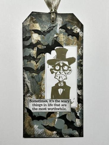 IndigoBlu - Gummistempel Set "Spooky Grandpa" A6 Rubber Stamp