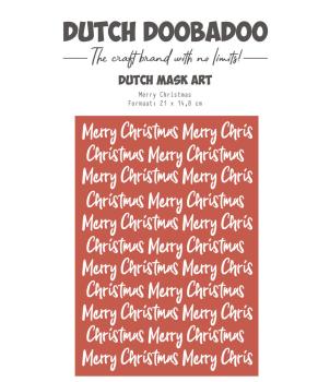 Dutch Doobadoo - Schablone A5 "Merry Christmas" Stencil - Dutch Mask Art