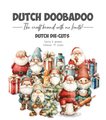 Dutch Doobadoo - Stanzteile "Santa & Gnomes" Die Cuts