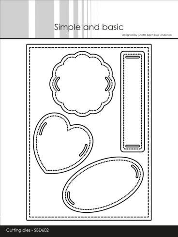 Simple and Basic - Stanzschablone "Belts for Ribbon" Dies
