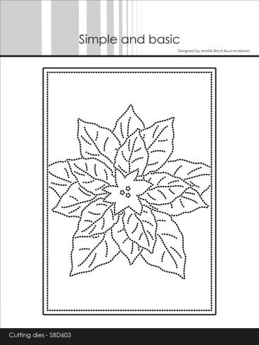 Simple and Basic - Stanzschablone "Poinsettia" Dies