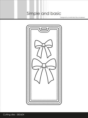 Simple and Basic - Stanzschablone "Beautiful bows on a Tag" Dies
