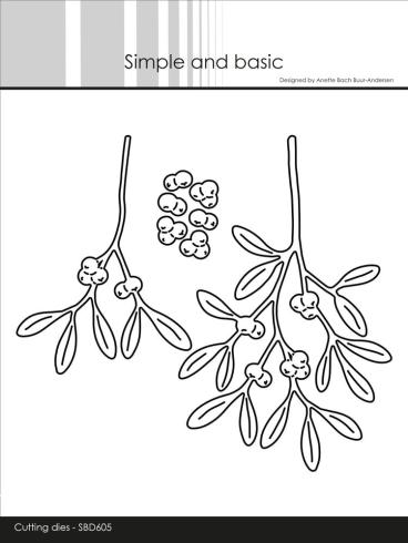 Simple and Basic - Stanzschablone "Beautiful Mistletoe" Dies