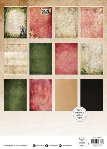 Studio Light - Designpapier "Background Papers" Designer Paper Pad A4 - 36 Bogen