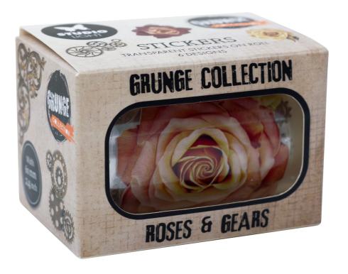 Studio Light - Aufkleber "Roses & Gears" Stickers on Roll