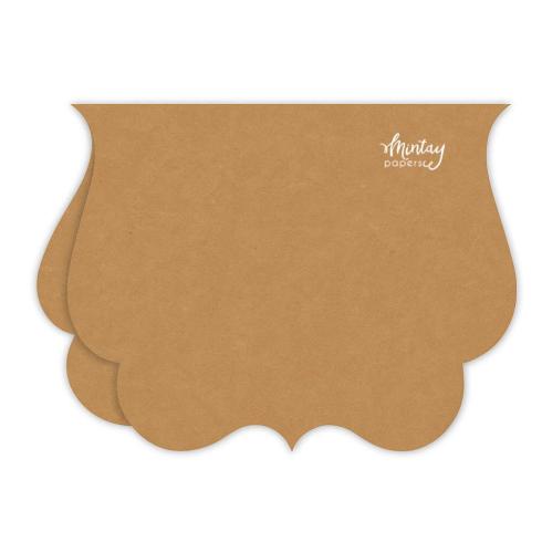Mintay Papers - Schachtel - Box "Bracket" Card Box Base Kraft 18x14cm - 3 Stück