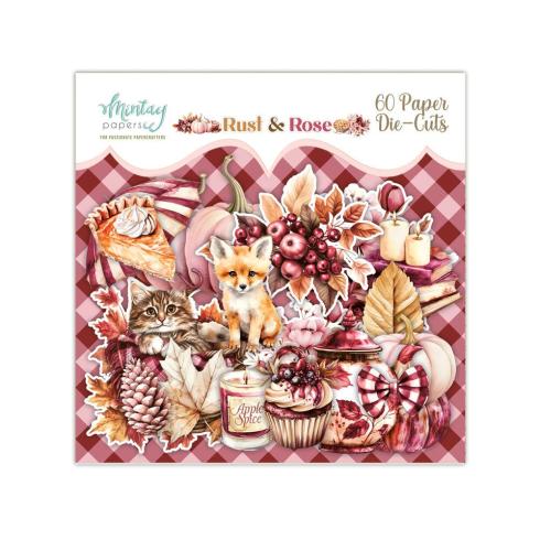 Mintay Papers - Stanzteile "Rust & Rose" Die Cuts