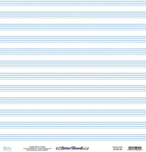 Mintay Papers - Papier Elemente "Riviera Moments" Paper Elements 12x12 Inch