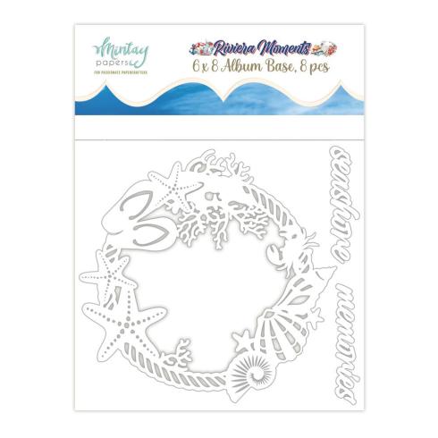 Mintay Papers "Riviera Moments" Chipbaord Album Base 6x8 Inch