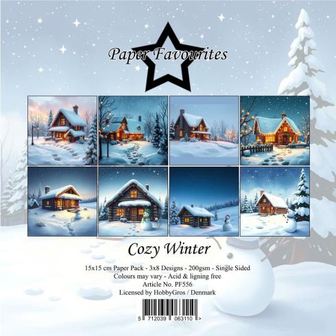 Paper Favourites - Designpapier "Cozy Winter" Paper Pack 6x6 Inch - 24 Bogen
