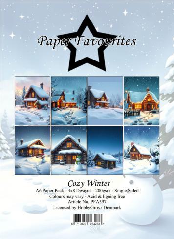 Paper Favourites - Designpapier "Cozy Winter" Paper Pack A6 - 24 Bogen