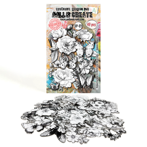 AALL and Create - Stanzteile "Anemone Whispers" Ephemera Die-Cuts