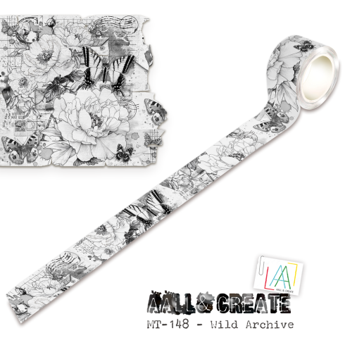 AALL and Create "Wild Archive" Washi Tape 25 mm