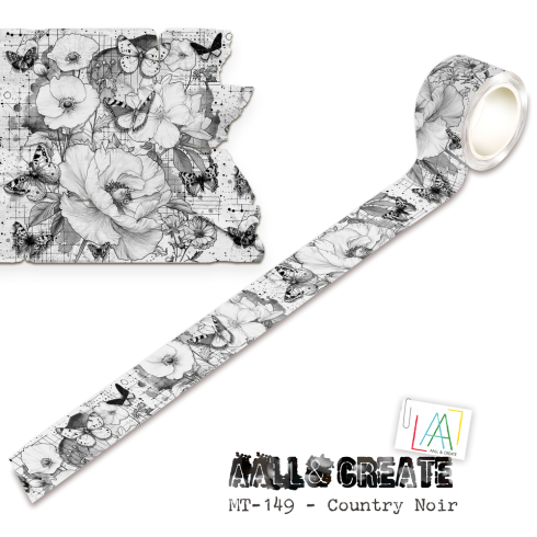AALL and Create "Country Noir" Washi Tape 25 mm