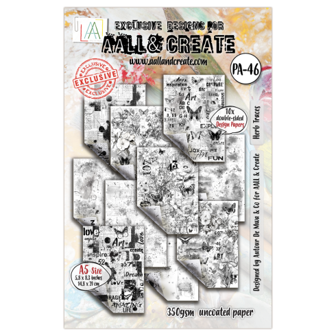 AALL and Create - Designpapier "Herb Traces" Paper Pack A5 - 10 Bogen