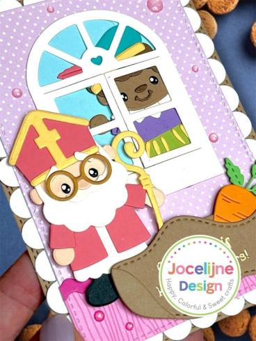 Preview: Carlijn Design - Stanzschablone "Sinterklaasje" Dies 