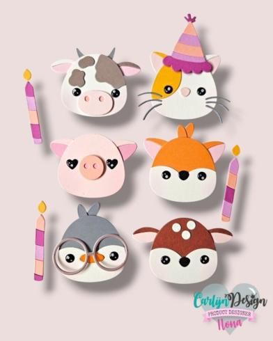 Preview: Carlijn Design - Stanzschablone "Celebration Carton" Dies 